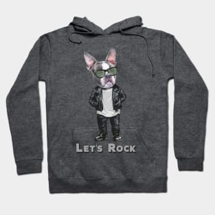 French Bulldog - let's Rock Hoodie